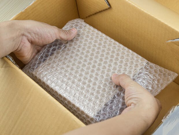 Sustainable and biodegradable bubble wrap