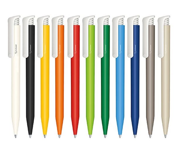 Biodegradable plastic pens